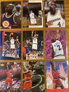 9 Chris Webber NBA Basketball Golden State Warriors TOPPS Upper Deck FLEER cards - Picture 1 of 2