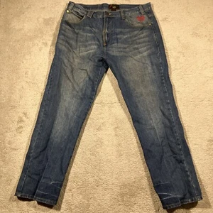 Phat Farm Classics Blue Jeans Mens 40x34 Denim Y2K Straight Skater Grunge Punk - Picture 1 of 17