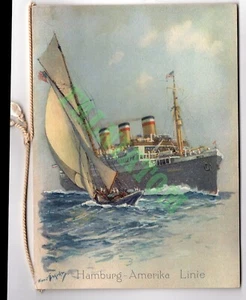1931 Hamburg America Line S.S. Reliance Menu and "Society News" - Picture 1 of 1