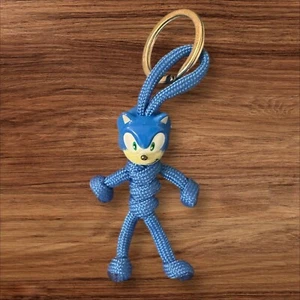 Cabincord Sonic The Hedgehog Paracord Keychain - HAND MADE IN UK - Picture 1 of 2