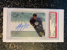 2007/08 Upper Deck Ice Anze Kopitar Glacial Graphs PSA 9 Auto Kings On Card