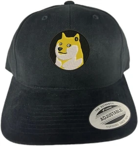 DOGE Coin Embroidered Logo Adjustable Hat New Vintage Hats Diamond Hands - Foto 1 di 3