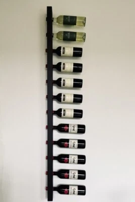 Enoteca Portabottiglie vino a muro    cantinetta in ferro  industriale  - Immagine 1 di 4