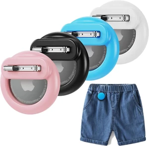 4 Pack Mini Airtag Holder for Kids, Silicone Hidden Airtag Holder with Safety - Picture 1 of 12