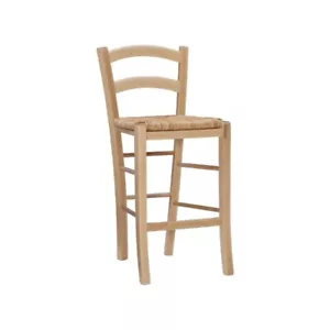 Linon Halton Set of Two Wood 24.4" Counter Stools in Natural - Picture 1 of 17