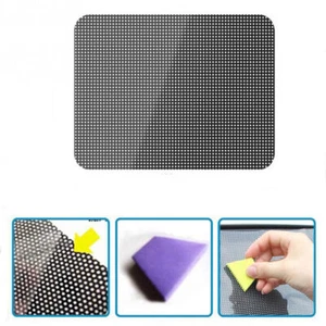 2Pcs Universal Reusable Car Window Sun Shade Cover Static Cling Screen 28" x 20" - Picture 1 of 10