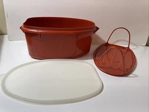 Vintage Vintage Tupperware Geschmacksspender Huhn/Schinken/Braten Halter mit Heber - Bild 1 von 12