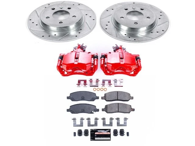 Kit de pastillas de freno trasero y rotor para Cadillac DTS 2006-2011 2007 2008 2009 MD461YR Foto 1 de 1