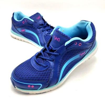 Ryka Aries Azul/Como Nuevo Mujer 10 W Zapatos para Correr Textiles Atléticos Ligeramente Usados Foto 1 de 4