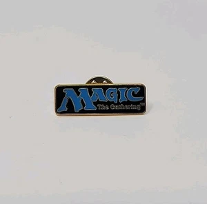Vintage Magic The Gathering Logo Lapel Pin Badge MTG Taiwan TCG CCG 1.25" - Picture 1 of 5