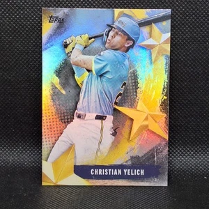2025 Topps Serie 1 Christian Yelich #SMLB-24 Stars of the MLB Milwaukee Brewers - Foto 1 di 2