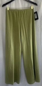 Bryn Walker Green Palazzo Pants NWT Sz XS/S Organic Bamboo Cotten Made In USA - Picture 1 of 9
