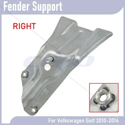 Soportes guardabarros delantero pasajero lado derecho para Volkswagen Golf GTI 2010-2014 Foto 1 de 4