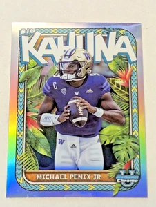 Michael Penix Jr 2023 Bowman U Cromo Big Kahuna RC SSP Estuche Hit Falcons TBK-11 - Imagen 1 de 2