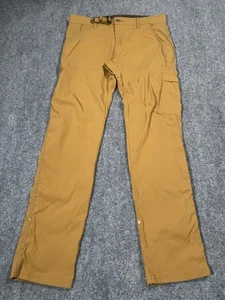 Prana Hose Herren 32x32 braun Straight Fit Cargo Wandern Outdoor Stretch Druckknopf - Bild 1 von 9