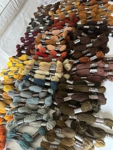 170 Skeins DMC Laine Colbert 100% Wool Yarn Tapestry Mixed Color Huge Lot France - Picture 1 of 11