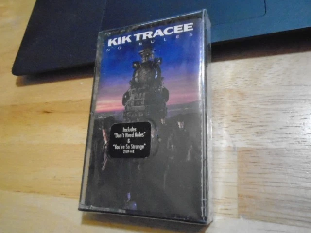SEALED RARE OOP Kik Tracee CASSETTE TAPE No Rules hair metal 1991 SLAUGHTER vvi - Image 1 of 3