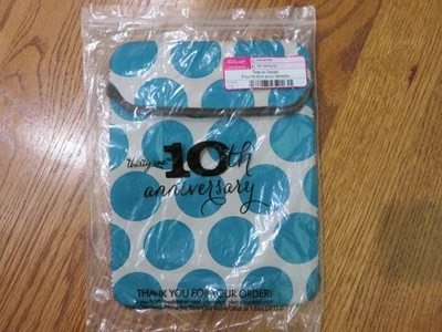 NEW Thirty One Tote A Tablet Teal Mod Dot Office Tablet Case Cover Pouch 8"x10" - Image 1 of 4