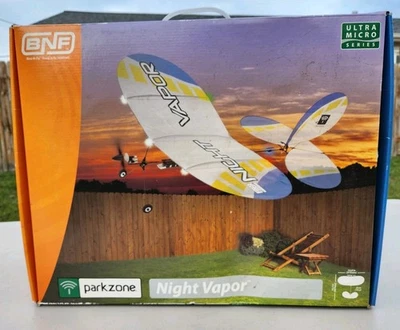 PARKZONE Night Vapor Slow Park Flier Ultra Micro UMX BIND-N-FLY R/c Airplane  - Image 1 of 4