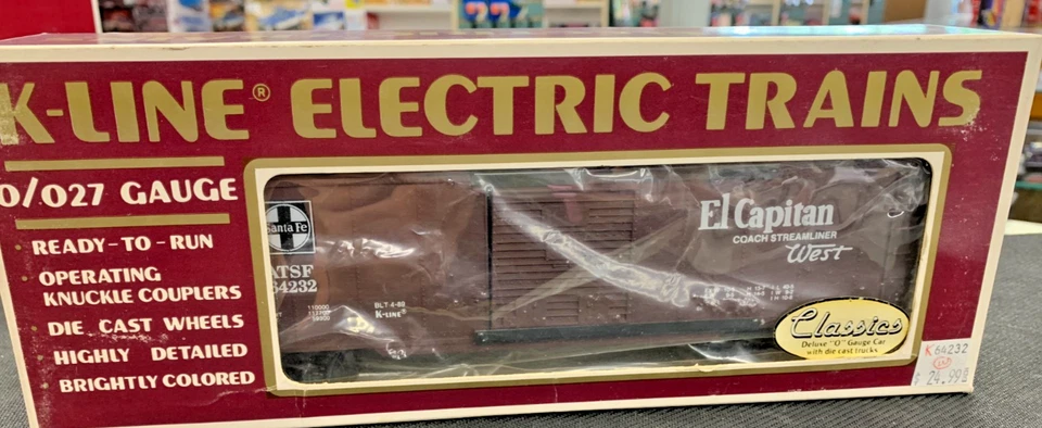 K-Line K64232 Santa FE Classic Map Car #2 EX