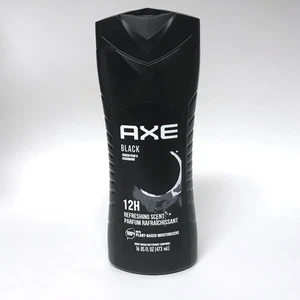 Axe BLACK 12H Duschgel, 16oz gefrorene Birne & Zedernholz | pflanzliche Feuchtigkeitscremes - Bild 1 von 2