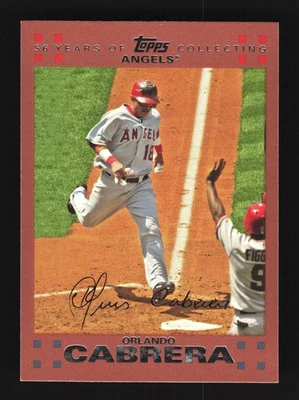 Orlando Cabrera Los Angeles Angels 2007 Topps Copper #546 SN /56 - Image 1 of 2