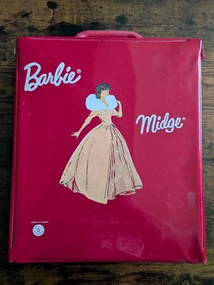 Barbie Midge Koffer rot Vintage 60er Jahre - Bild 1 von 4
