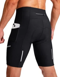 Biking Shorts for Men 3D Padded Bicycle Cycling Underwear Road Bike Biker Mou... - Picture 1 of 6