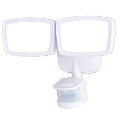 Vaxcel Lighting T0698 Outdoor Security 2 Light 11"W Adjustable - White - Image 1 of 4