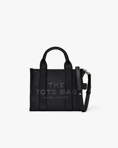 Marc Jacobs Women's The Small Leather Tote Bag Black Brand New With Tags - Picture 1 of 12