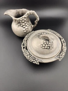 Carson Zinn Zuckerdose und Milchkännchen Weinberg - Bild 1 von 4