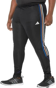 Adidas Tiro Soccer Men’s Track Pants Size 4XL Tall Black Training Zip Pockets - Picture 1 of 2
