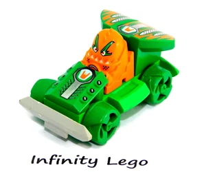 LEGO 2001 Scratch Xalax Racers Launcher Car Minifigure Driver (4572) - Picture 1 of 2