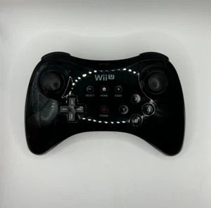 Official Authentic Nintendo Wii U Pro Controller- Black - Picture 1 of 4