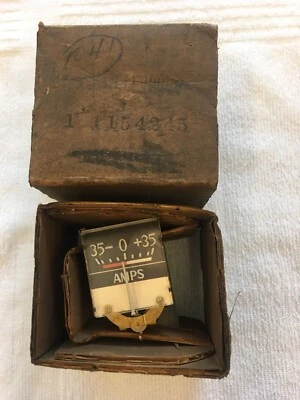 MoPar NOS 1946 47 48 Dodge AMP Gauge Special Deluxe Custom Coupé amperímetro Foto 1 de 4