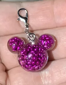 Tirón y llavero con cremallera de acrílico Mickey Mouse ¡Clip adicional!¡! - Imagen 1 de 12