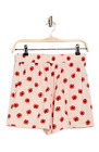Abound Women's Easy Flowy Comfy Lightweight High Waist Shorts Pink Daisy Dots Xl