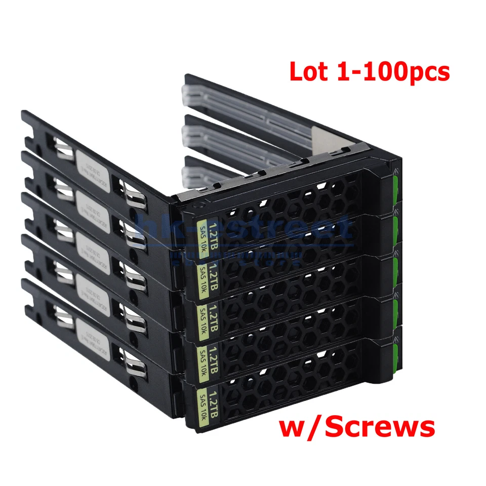 Lot Fujitsu Caddy Tray SFF 2.5" RX2540 RX2530 TX2540 TX2550 TX2560 A3C40179841 - Image 1 of 4