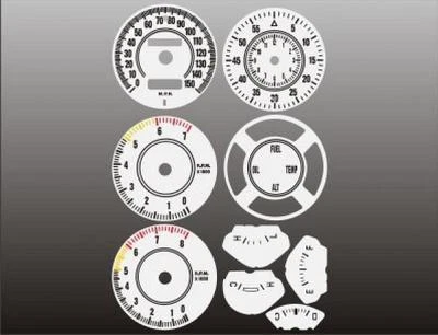 White Face Gauges for 1970-1974 Dodge Challenger - Image 1 of 4