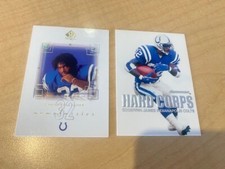 2000 Upper Deck SP Authentic New Classics Edgerrin James + Hard Corps - Colts