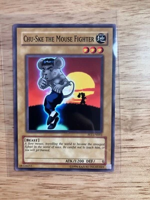 Chu-Ske The Mouse Fighter FET-EN003 Flaming Eternity Unlimited - YU-GI-Oh! - Image 1 of 3