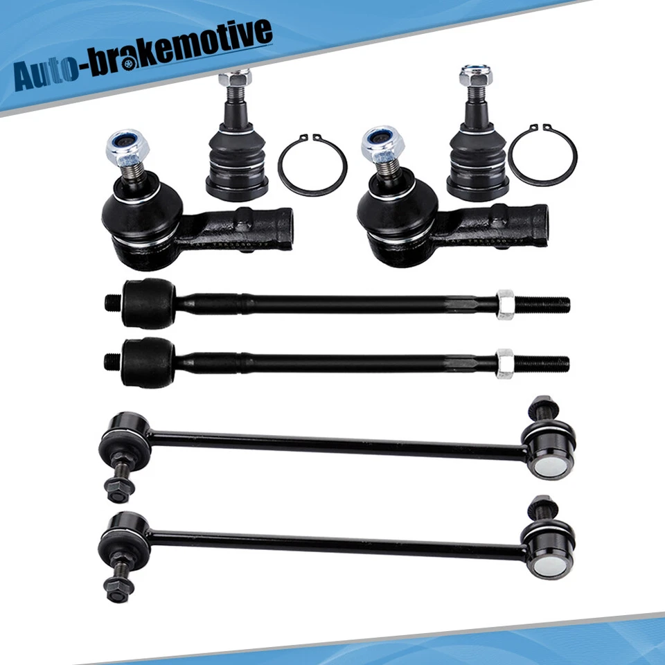 Nuevo extremo de varilla de amarre interior de rótula delantera de 8 piezas para MITSUBISHI GALANT 2004-2011 Foto 1 de 4