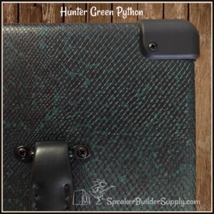 Patrón de piel de serpiente verde cazador tolex ~34" ANCHO (por yarda) - Imagen 1 de 1