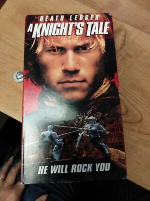 A Knight's Tale VHS VCR Video Tape Used Movie  Heath Ledger  Paul Bettany eg - Image 1 of 4