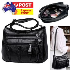 Ladies Cross Body Messenger Bag Women Shoulder Over Bags Handbags Soft Phone Bag - Picture 1 of 9