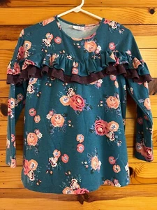 Matilda Jane Lovely Roses Sweatshirt 435 Choose Your Own Path Floral Size 14 - Picture 1 of 2