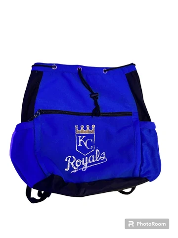High Quality Kansas City Royals Drawstring Bag Blue Black White Cover