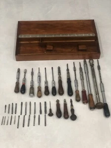 Vintage Screwdrivers Stanley Yankee Tyzack Millers Falls Turner Box Lot of 17 - Picture 1 of 24