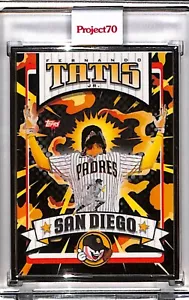 2021 TOPPS PROJECT 70 #739 FERNANDO TATIS JR BY SKET ONE AP SILVER FRAME 02/51 - Picture 1 of 2