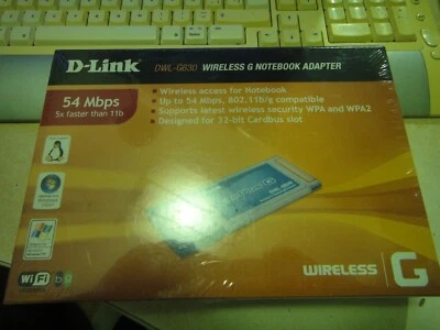 D-Link Dwl-G630 Wireless G Notebook Adapter precintado España - Immagine 1 di 4